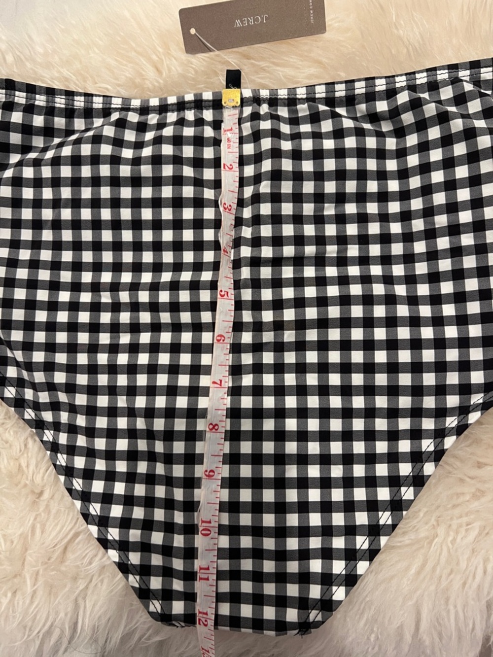 NWT J Crew 34C Gingham Check Bikini Set - Picture 10 of 10